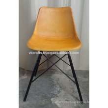 Silla de cuero industrial de cuero